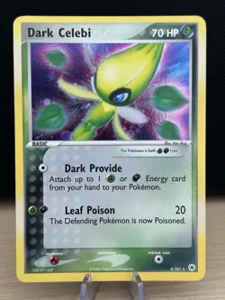 Dark Celebi - 4/101 - Holo Rare EX Hidden Legends - Pokemon NM/Mint - Image 1