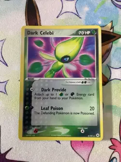 Dark Celebi - 4/101 - Holo Rare EX Hidden Legends - Pokemon NM - Image 1