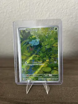 Pokemon TCG Bulbasaur Full Alternative Art #166 Scarlet and Violet 151 Card - Image 1