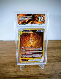 Pokemon TCG Arceus VSTAR GG70/GG70 Crown Zenith Ace 10 - Image 1
