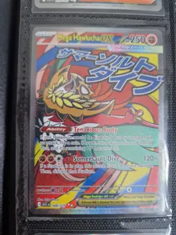 Pokemon TCG Card Mega Hawlucha ex 268/217 Ascended Heroes Mega Attack Rare - NM - Image 1