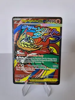 Pokemon TCG Mega Hawlucha EX 268/217 Mega Attack Rare Ascended Heroes - Image 1