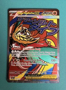 Pokemon TCG Mega Hawlucha Ex 268/217 Ascended Heroes Mega Attack Rare PACK FRESH - Image 1