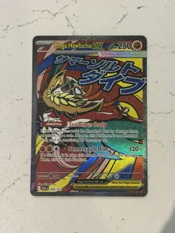 Pokemon TCG - Mega Hawlucha EX 268/217 - Ascended Heroes - Mega Attack Rare - NM - Image 1