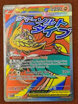 Mega Hawlucha Ex - 268/217 - Ascended Heroes ASC- Mega Attack Rare - Pokemon TCG - Image 1