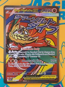 Mega Hawlucha Ex - 268/217 Mega Attack Rare Ascended Heroes - NM - Pokemon TCG - Image 1
