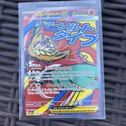 Mega Hawlucha ex 268/217 Ascended Heroes Mega Attack Rare Holo Pokemon TCG NM - Image 1