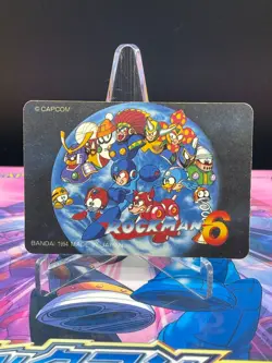 1994 Mega Man 6 Bandai Carddass No.132 Prism card Rockman CAPCOM PRISM japan - Image 2