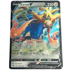 Zacian V SWSH018 SWSH: Sword & Shield Promo Cards Holo - Image 1