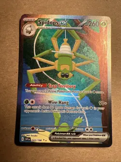 Spidops ex 243/198 SV01: Scarlet & Violet Base Set Holo - Image 1