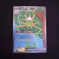 SPIDOPS EX 243/198 SPECIAL ILLUSTRATION RARE SCARLET & VIOLET POKEMON HOLO NM - Image 1