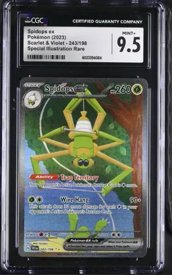 Spidops EX 243/198 Sv01 Scarlet & Violet Holo Special Illustration Rare CGC 9.5 - Image 1