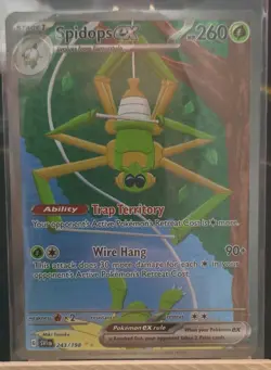 Pokemon TCG Spidops ex 243/198 SV01 Scarlet & Violet Full Art Holo EX - Image 1