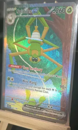 Pokemon TCG Spidops ex 243/198 SV01 Scarlet & Violet Full Art Holo EX - Image 4