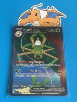 Pokemon Spidops EX TCG Holo Card Scarlet Violet Base Set Mint/Near Mint 243/198 - Image 1