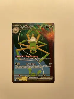 Spidops ex 243/198 Special Illustration Rare Scarlet & Violet Pokemon Holo NM - Image 1