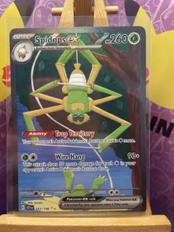 Pokemon TCG Spidops EX SV1 Scarlet Violet Base Set Holo Card 243/198 - Image 1