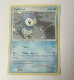 Pokemon TCG Piplup Cosmos Holo 093/130 Misc Cards Basic 60 HP Eng 2007 - Image 1