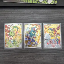 Pokemon First Partners Series 2 Jhoto Gen 2 - Chikorita, Cyndaquil, Totodile - Image 1