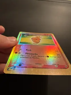 Pokemon TCG Torchic Reverse Holo Card 73/109 Ruby and Sapphire Near Mint! - Image 2