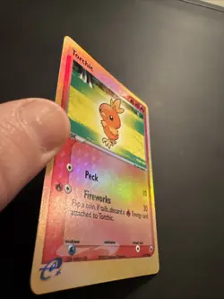 Pokemon TCG Torchic Reverse Holo Card 73/109 Ruby and Sapphire Near Mint! - Image 3