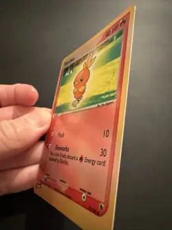 Pokemon TCG Torchic Reverse Holo Card 73/109 Ruby and Sapphire Near Mint! - Image 4