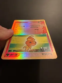 Pokemon TCG Torchic Reverse Holo Card 73/109 Ruby and Sapphire Near Mint! - Image 5