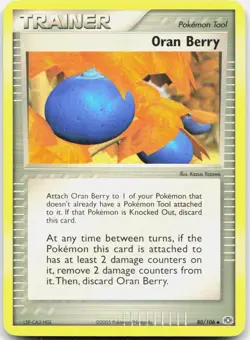 Oran Berry 80/106 Uncommon Emerald Pokemon Lightly Played - Image 1