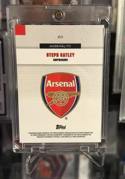Topps Arsenal Team Set Steph Catley Black Cracked Ice Bookend /10 - Image 2