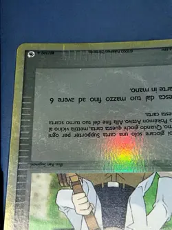 Pokemon Italian Professor Birch 89/109 Reverse Holo EX Ruby Sapphire HP/DMG TCG - Image 4