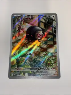 Pokemon Lechonk TCG Illustration Rare Holo Card 209/197 SV Obsidian Flames NM - Image 1