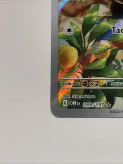 Pokemon Lechonk TCG Illustration Rare Holo Card 209/197 SV Obsidian Flames NM - Image 5