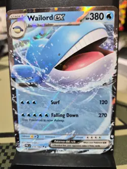 Wailord ex Double Rare ME5 Pitch Black 016/084 NM Pokemon TCG - Image 1