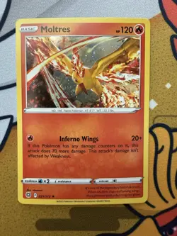 Moltres 021/172 Cosmos Holo Promo With Mew Tail Swirl - Image 1