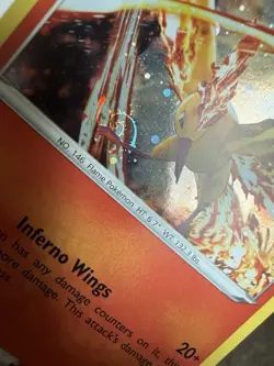 Moltres 021/172 Cosmos Holo Promo With Mew Tail Swirl - Image 2
