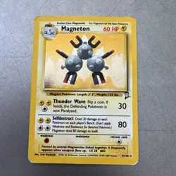 Rare Holo Pokemon Card Magneton 9/130 stage 1 - Image 1