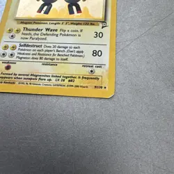 Rare Holo Pokemon Card Magneton 9/130 stage 1 - Image 3