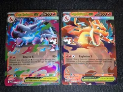 Pokemon TCG Mega Charizard X Mega Charizard Y ex Play Prize Pack Series 9 NM - Image 1
