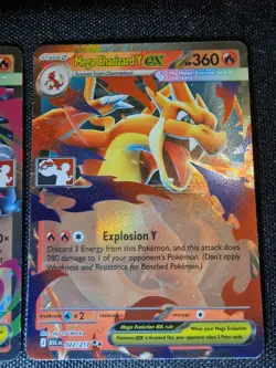 Pokemon TCG Mega Charizard X Mega Charizard Y ex Play Prize Pack Series 9 NM - Image 3