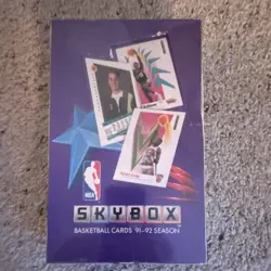 SkyBox 1991-92 NBA Basketball Cards Factory Sealed Box 36 Packs Patrick Ewing - Image 4