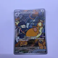 Pokemon TCG Team Rocket's Raticate 202/182 Illustration Rare Destined Rivals NM - Image 1