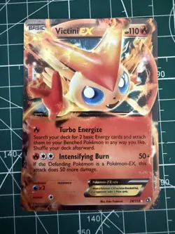 Pokemon TCG Victini EX 24/113 Legendary Treasures Holo Rare EN 2013 110HP - Image 2
