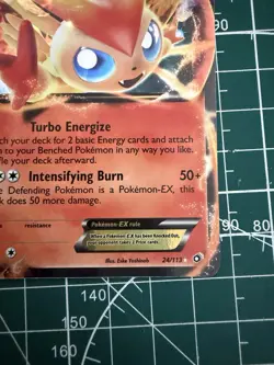 Pokemon TCG Victini EX 24/113 Legendary Treasures Holo Rare EN 2013 110HP - Image 5
