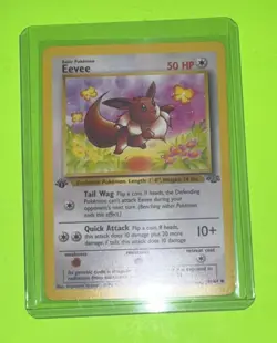 Pokemon TCG Eevee 1st Edition Jungle 51/64 Card Vintage - Image 1