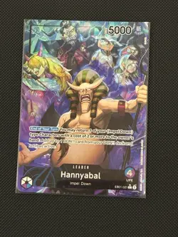 Hannyabal (Alt Art) EB01-021 Leader - Memorial Collection - One Piece TCG - Image 1