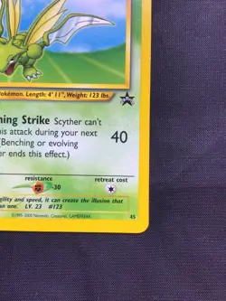 Pokemon Cards: Wizards Black Star Promo: Scyther 45 - Image 4