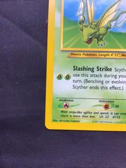 Pokemon Cards: Wizards Black Star Promo: Scyther 45 - Image 5