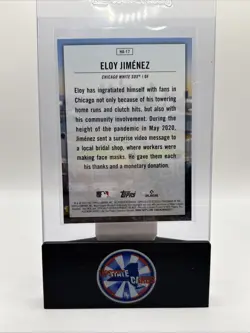 2023 Topps Series #HA-17 Eloy Jimenez Home Field Advantage White Sox - Image 2