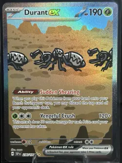 Pokemon Durant ex Special Illustration Rare Full Art Holo SV 151 236/191 - Image 1