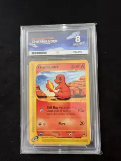 Pokemon TCG Charmander Expedition Base Set, Card 97/165 Ace Grading - Image 1